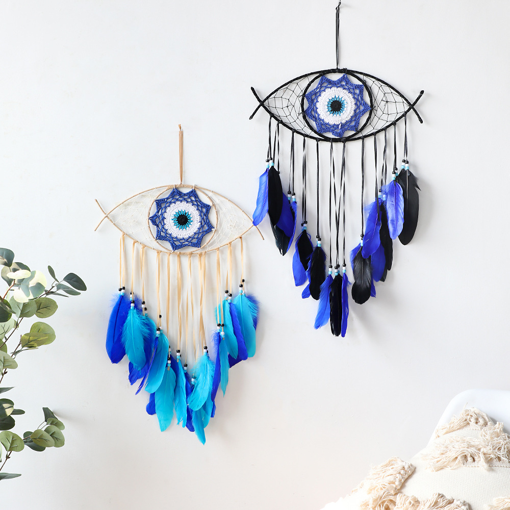 Devil's Eye Hand Dream Catcher Creative Birthday Gift Door Hanging Bedroom Room Home decor