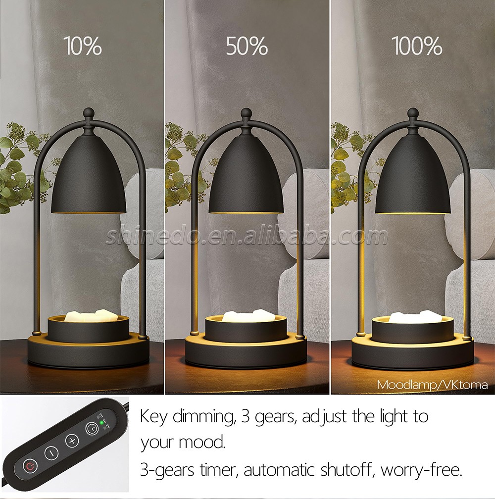 Electric Candle Lamp Retro Candle Melt Warmer Light Dimming Switch Melting Wax Warming Lamp Gifts SD-SL1197