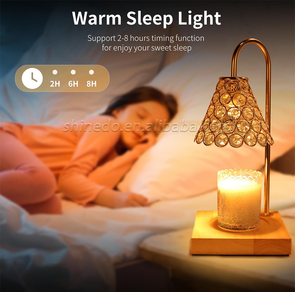 Candle Warmer Lamp Brightness Adjustable Lamp for Candle Large Scented Wax Melts Bedroom Decor Light SD-SL1191