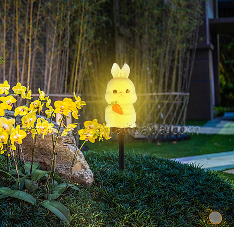 LED outdoor waterproof garden landscape lights garden decoration lawn plug-in lights simulate animal solar lights