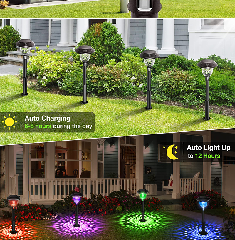 led solar capital lamp wall lamp Outdoor LED waterproof garden lawn garden festive decorative lights SD-SL1512