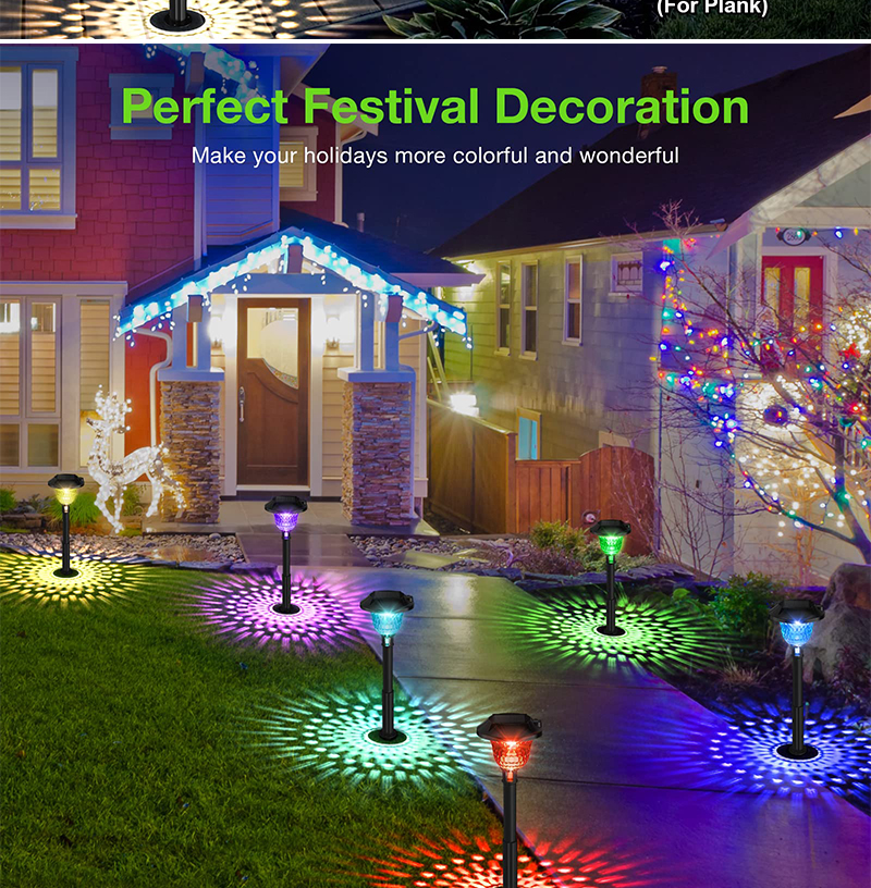 led solar capital lamp wall lamp Outdoor LED waterproof garden lawn garden festive decorative lights SD-SL1512