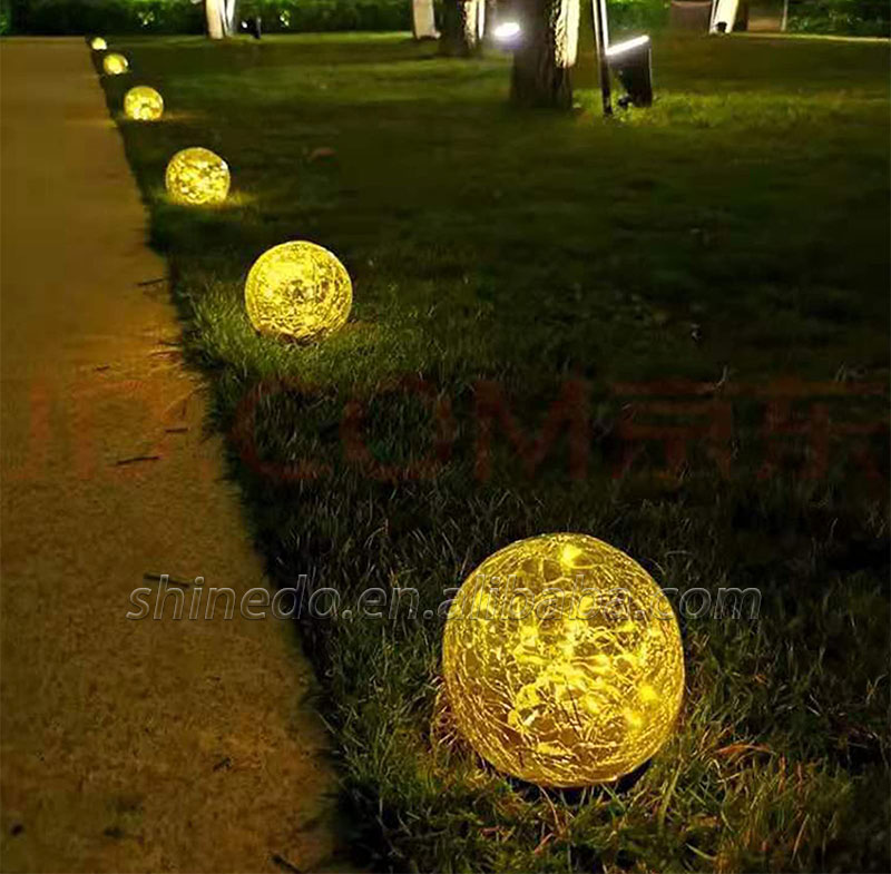 Solar outdoor courtyard waterproof crack buried light garden villa festival landscape light  SD-SL1538