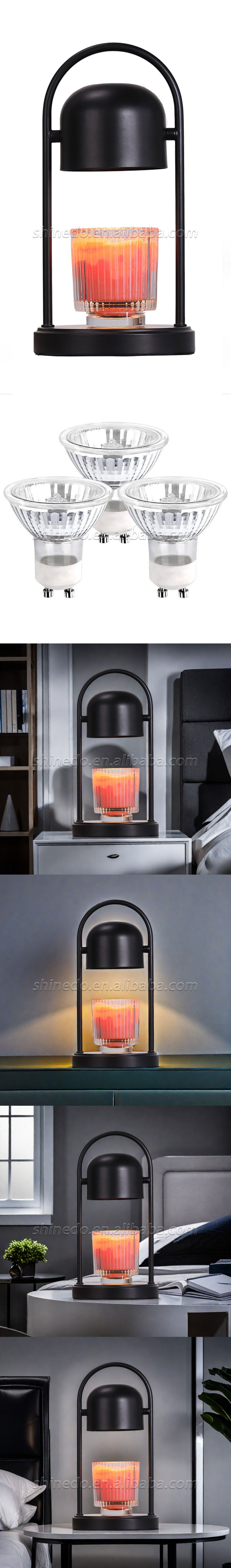 Candle Warmer Electric Wax Melt Lamp Melting Waxing Burner Aromatherapy Lamp Table Lamp Decoration SD-SL1618