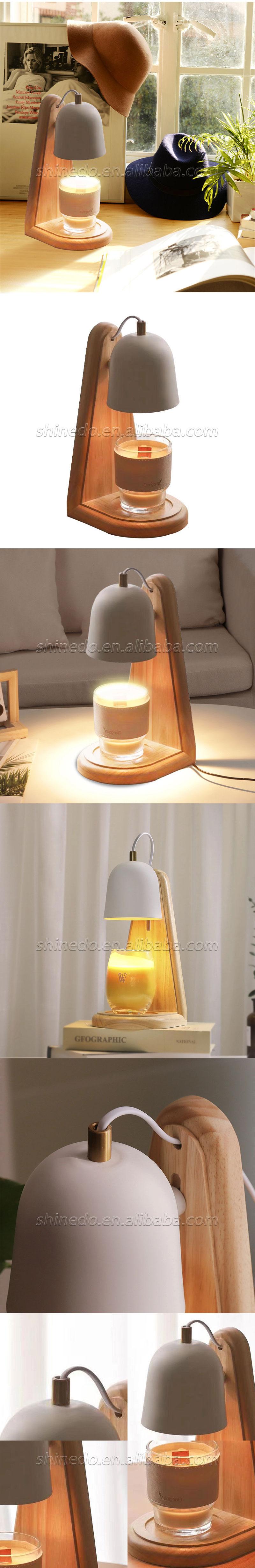 Aromatherapy Melt Wax Lamp Candle Warmer Adjustable Table Lamp for Living Room Bedroom SD-SL1620