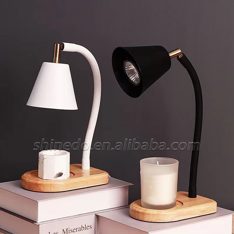 Electric Candle Incense Burner Retro Candle Warming Lamp Safe Candle Heating Lamp Dimming Switch for Home SD-SL1624