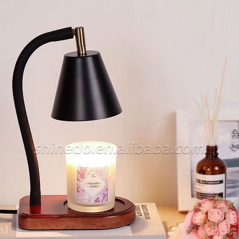 Electric Candle Incense Burner Retro Candle Warming Lamp Safe Candle Heating Lamp Dimming Switch for Home SD-SL1624