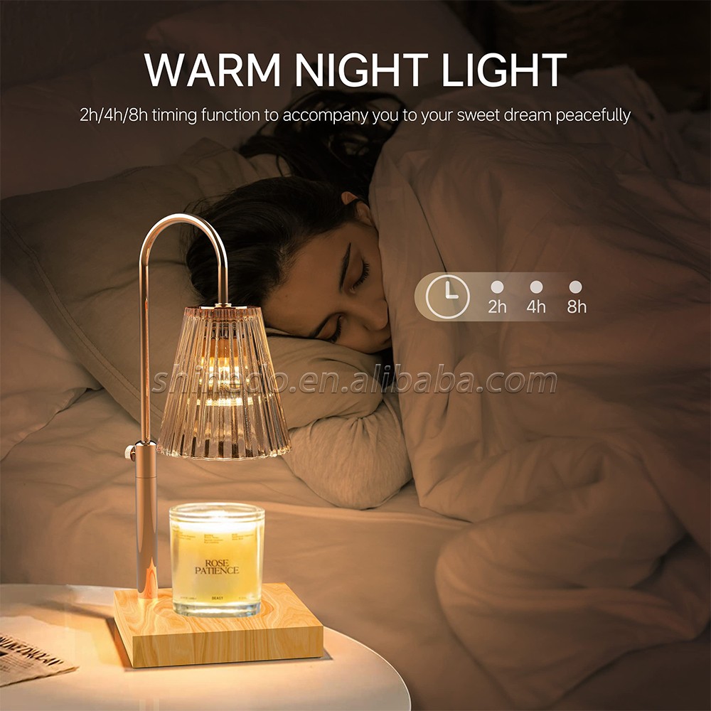 Novelty Candle Warmer Night Light Table Lamp Lantern Candle Melting Aromatherapy Wax Melting Lamp For Bedroom Decoration SD-SL1188