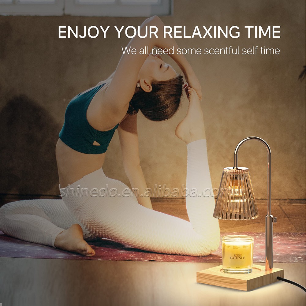 Novelty Candle Warmer Night Light Table Lamp Lantern Candle Melting Aromatherapy Wax Melting Lamp For Bedroom Decoration SD-SL1188