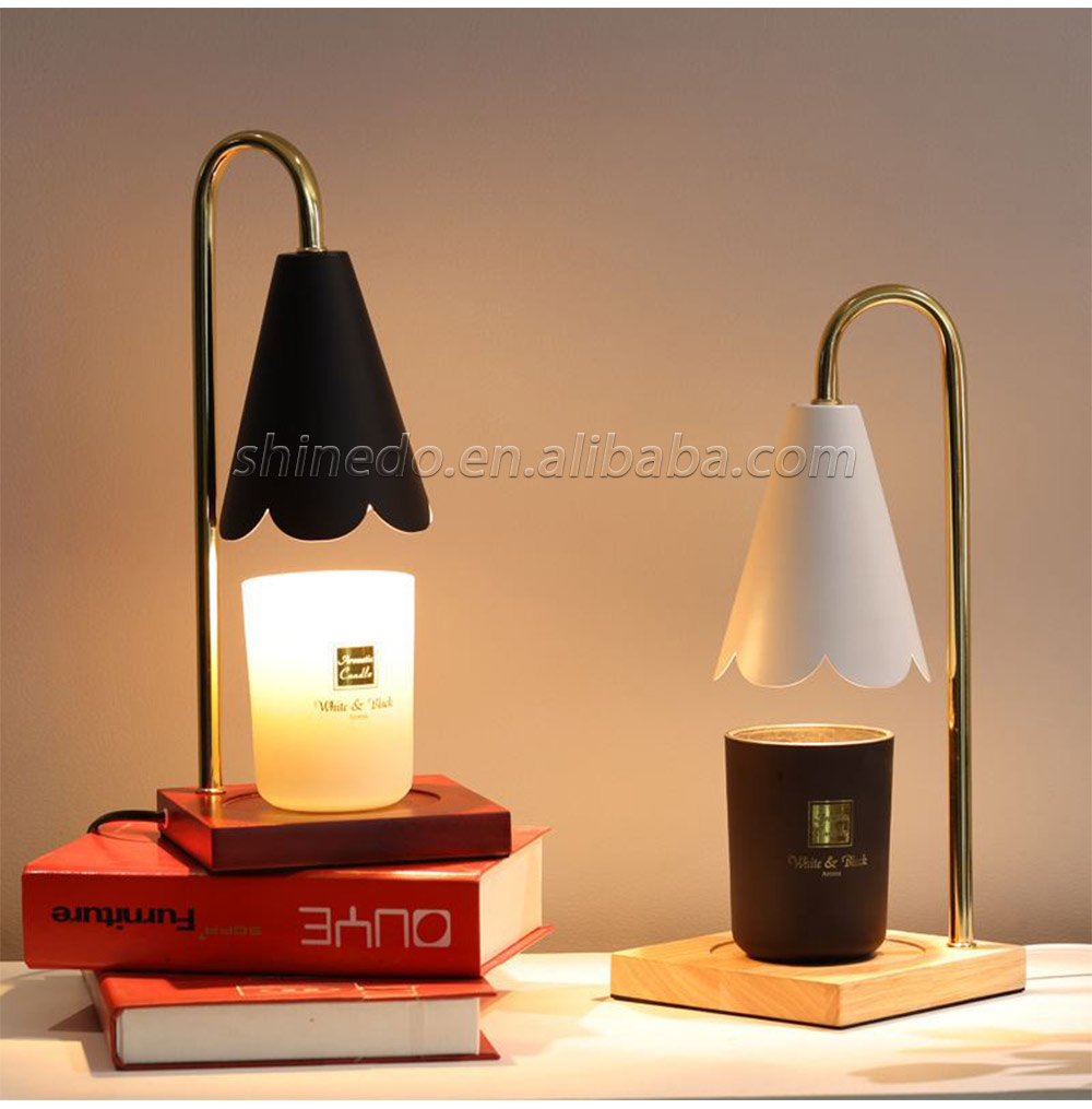 Candle Warmer Lamp Aromatherapy Retro Melting Wax Lamp Scent Candle Melt Lantern for Home Bedroom Modern Decoration SD-SL1269