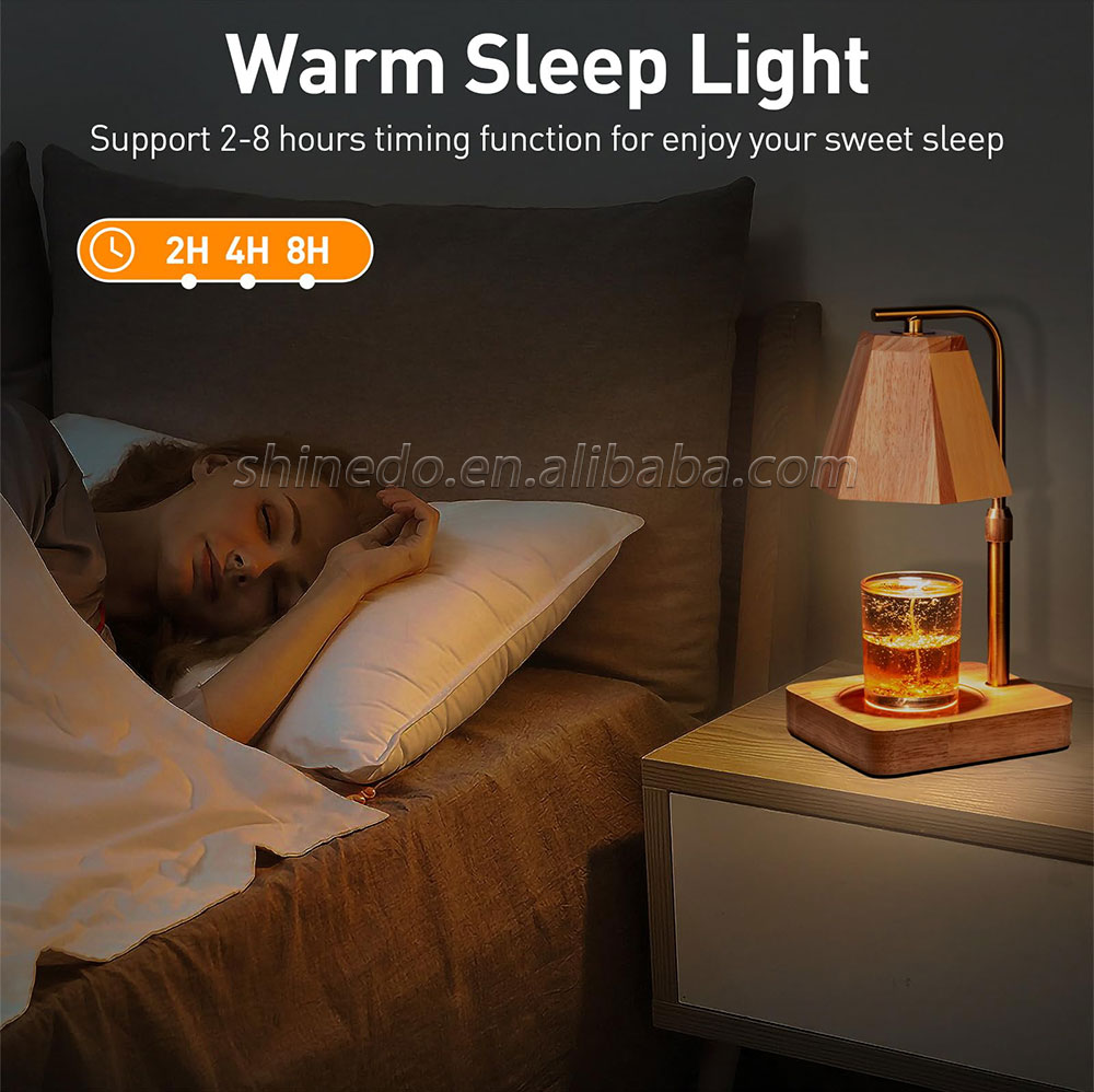 Candle Warmer Night Light Table Lamp Aromatherapy Retro Melting Wax Lamp Christmas Modern Candle Lighting Decoration SD-SL1273