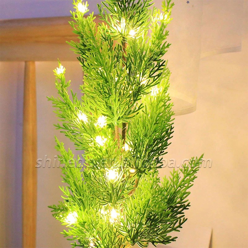 New Style Christmas Tree Table lamp Night light Artificial Cedar Tree Christmas Tree For Holiday Party Wedding Hotel Decor SD-SR429