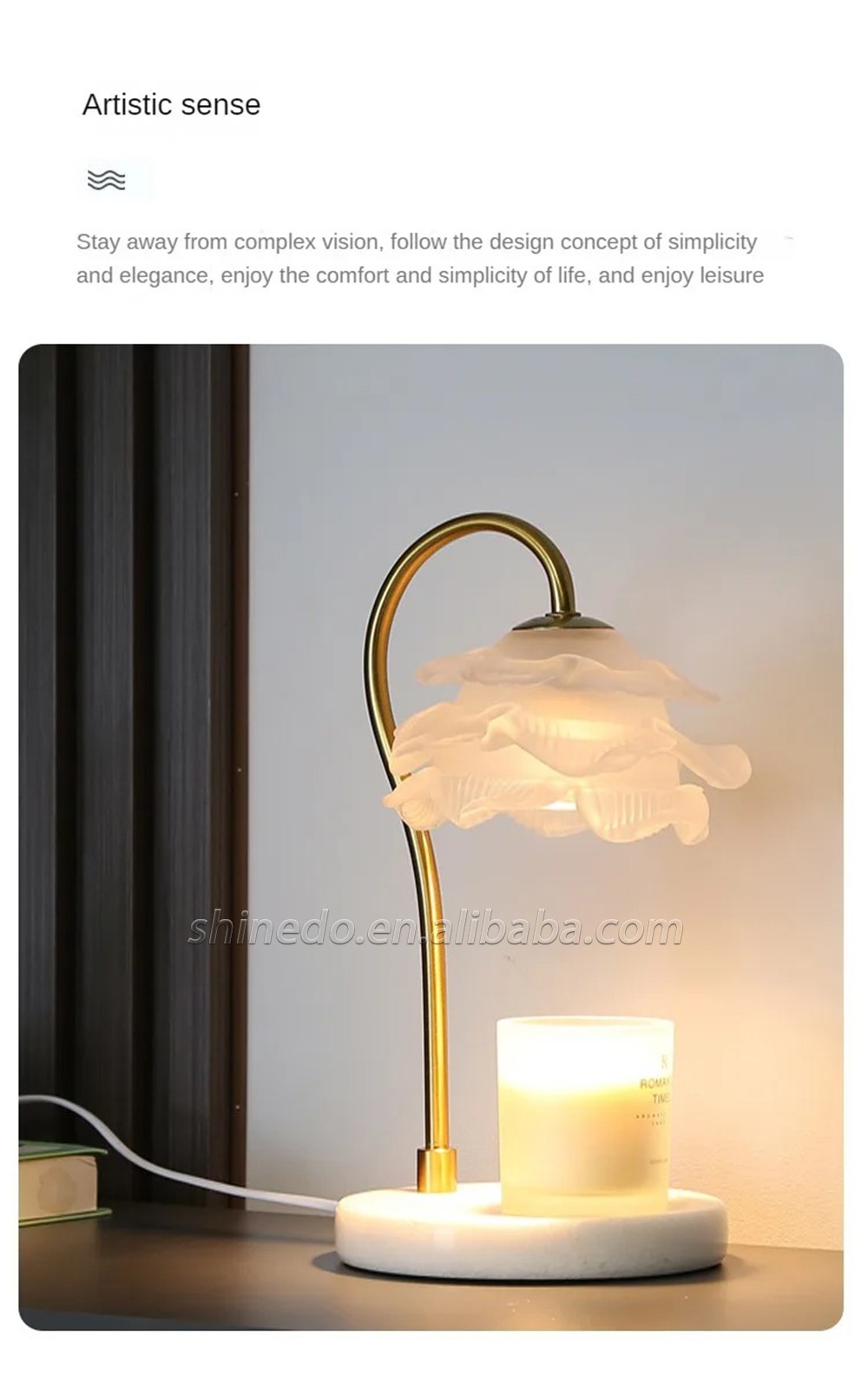 New remote control melting wax lamp incense bedroom bedside nightlight SD-SL1277