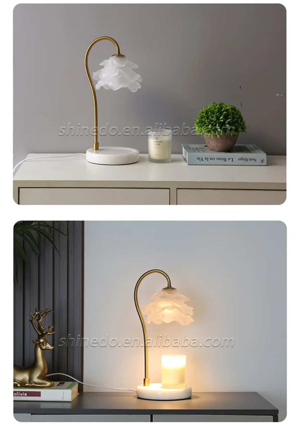 New remote control melting wax lamp incense bedroom bedside nightlight SD-SL1277