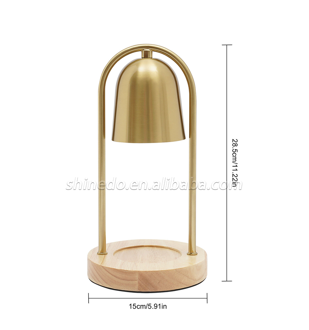 Electric Candle Melting Table Lamp Retro Candle Heating Lamp Safe Candle Melt Warmer Light Dimming Switch for Bedroom Decoration SD-SL1254