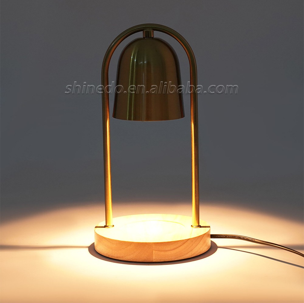 Electric Candle Melting Table Lamp Retro Candle Heating Lamp Safe Candle Melt Warmer Light Dimming Switch for Bedroom Decoration SD-SL1254