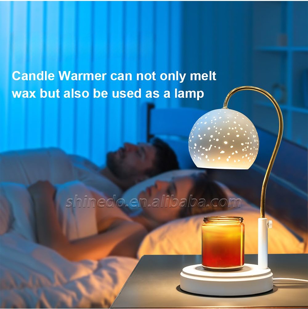 Dimmable Candle Warmer Lamp Bedroom Bedside Aroma Lamps Mood Light Glass Indoor Lighting Lights Home Dec SD-SL1269