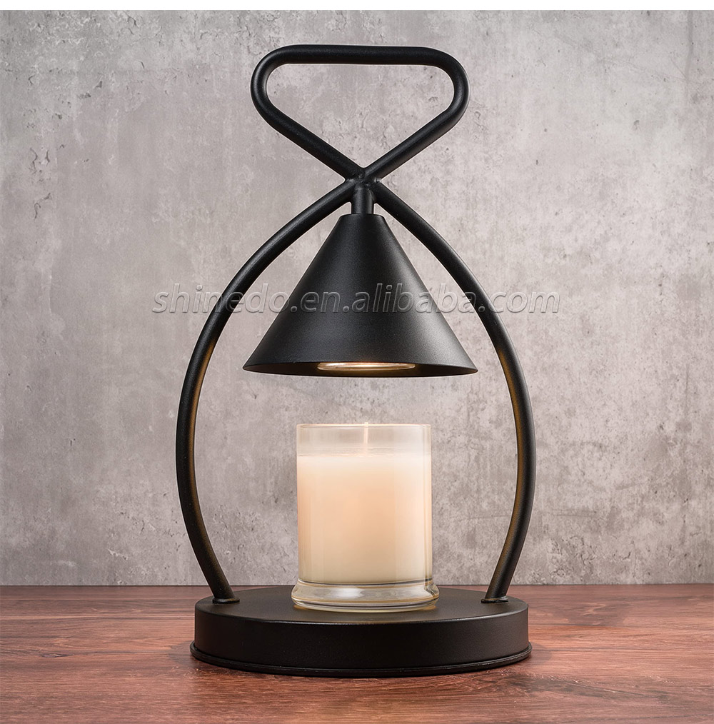 Electric Candle Warmer Lamp Retro Candle Melting Table Lamp Dimming Switch Candle Incense Burner for Home SD-SL1259