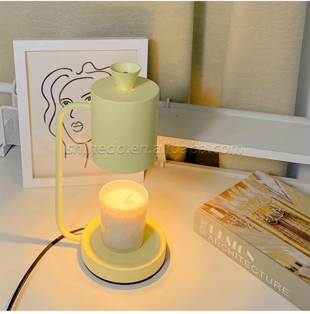 Romantic Home Bedside Table Lamp Candle Light Timing Melting Wax Lamp Gift Melting Candle Warmer Lamp SD-SL1264