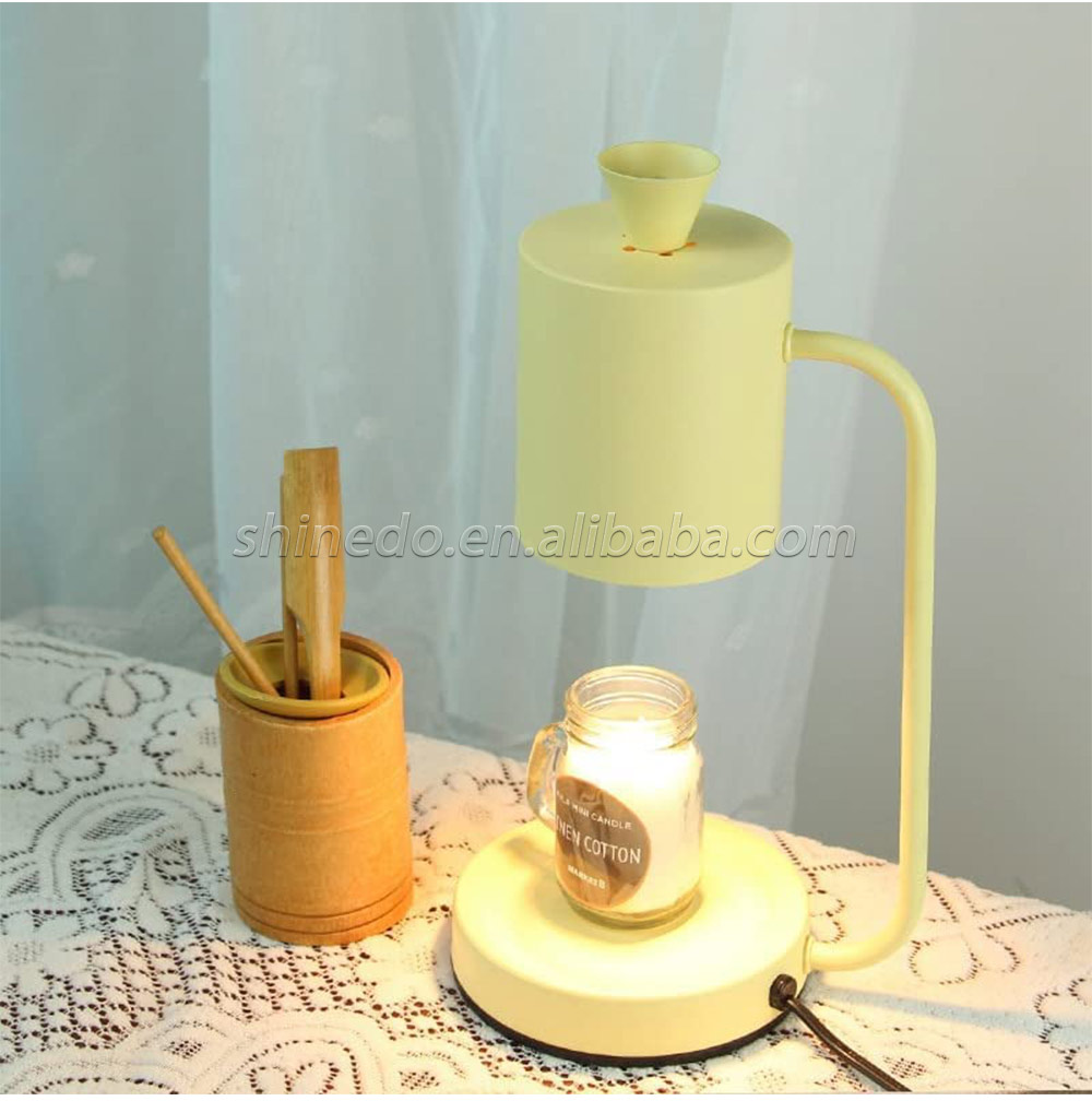 Romantic Home Bedside Table Lamp Candle Light Timing Melting Wax Lamp Gift Melting Candle Warmer Lamp SD-SL1264