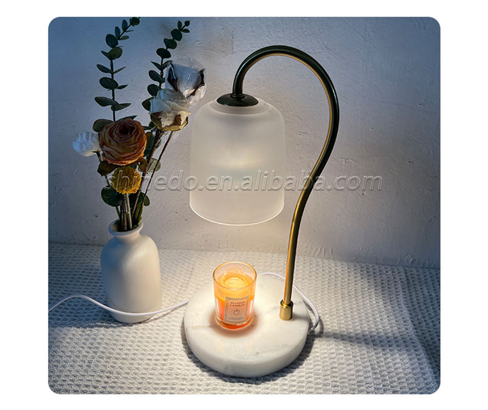 Modern Candle Warmer Lamp Metal Wax Burner Retro Melting Wax Lamp Simple Table Lamp Fragrance Light Desk Decor Lighting SD-SL1274