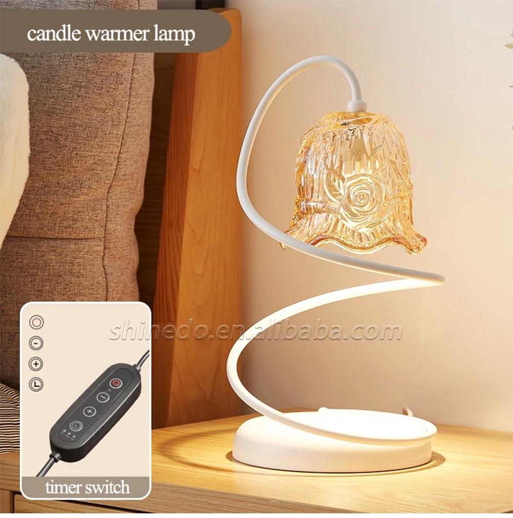 Desk lamp Electric Candle Warmer with Timer Dimmable Candle Lamp Candle light SD-SL1243