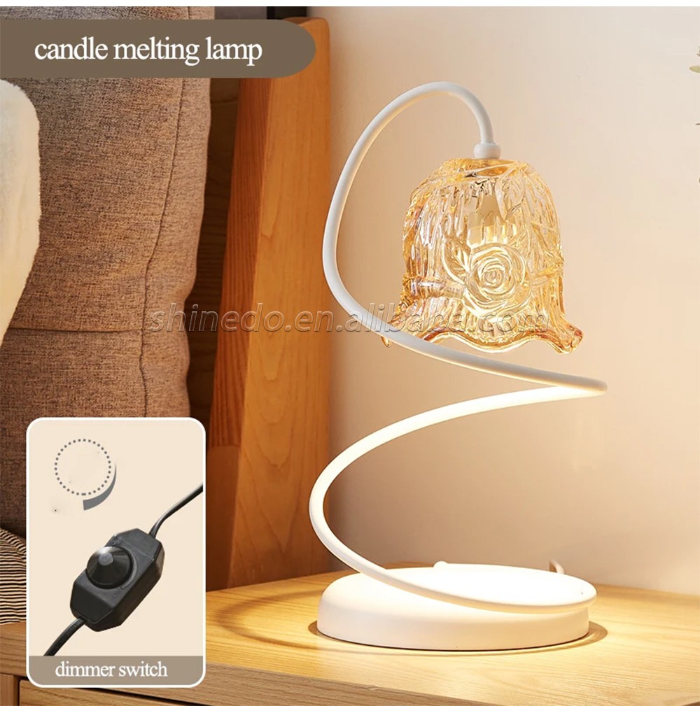 Desk lamp Electric Candle Warmer with Timer Dimmable Candle Lamp Candle light SD-SL1243