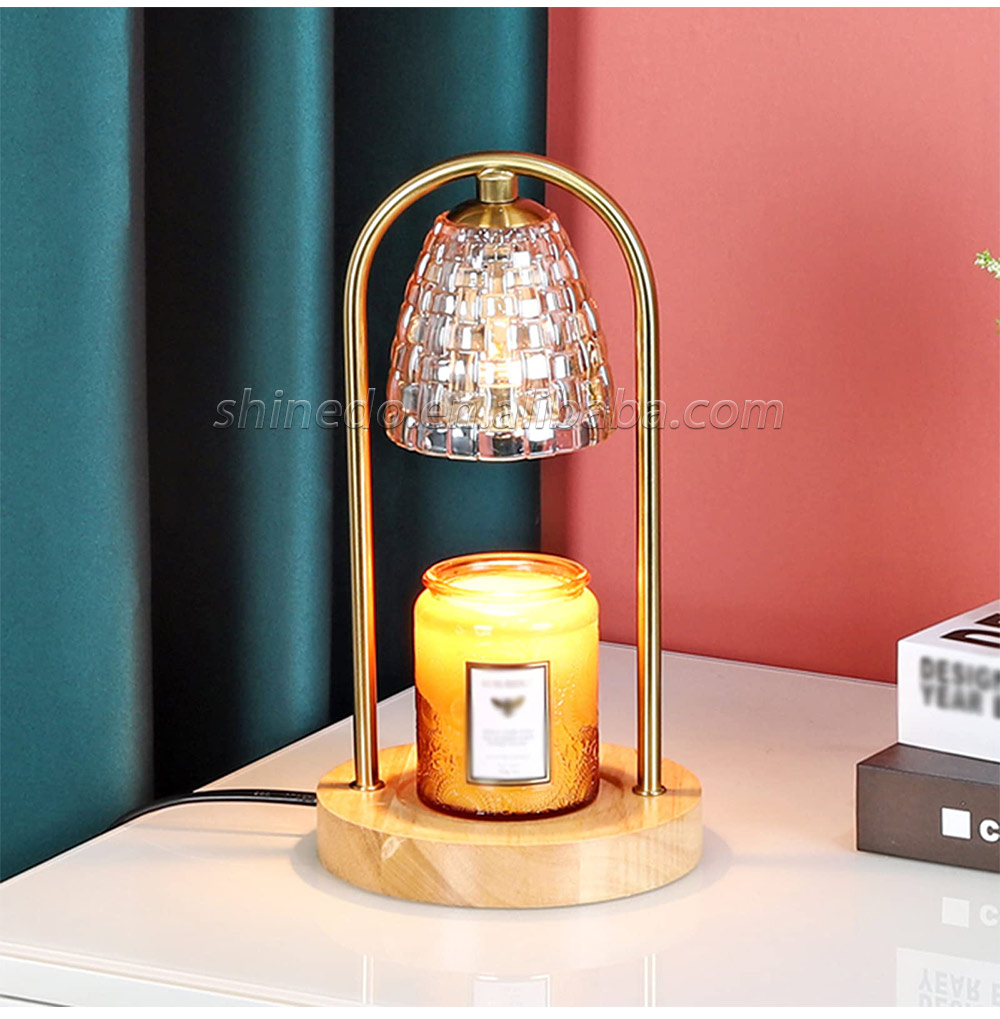 Candle Warmer Lamp Aromatherapy Retro Melting Wax Lamp Candle Melt Lantern for Home Bedroom Modern Decoration SD-SL1248