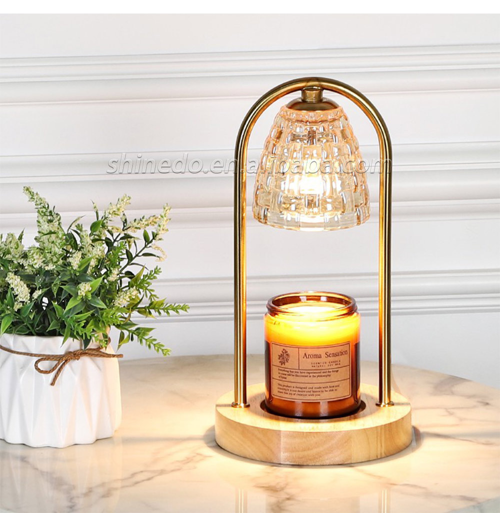 Candle Warmer Lamp Aromatherapy Retro Melting Wax Lamp Candle Melt Lantern for Home Bedroom Modern Decoration SD-SL1248