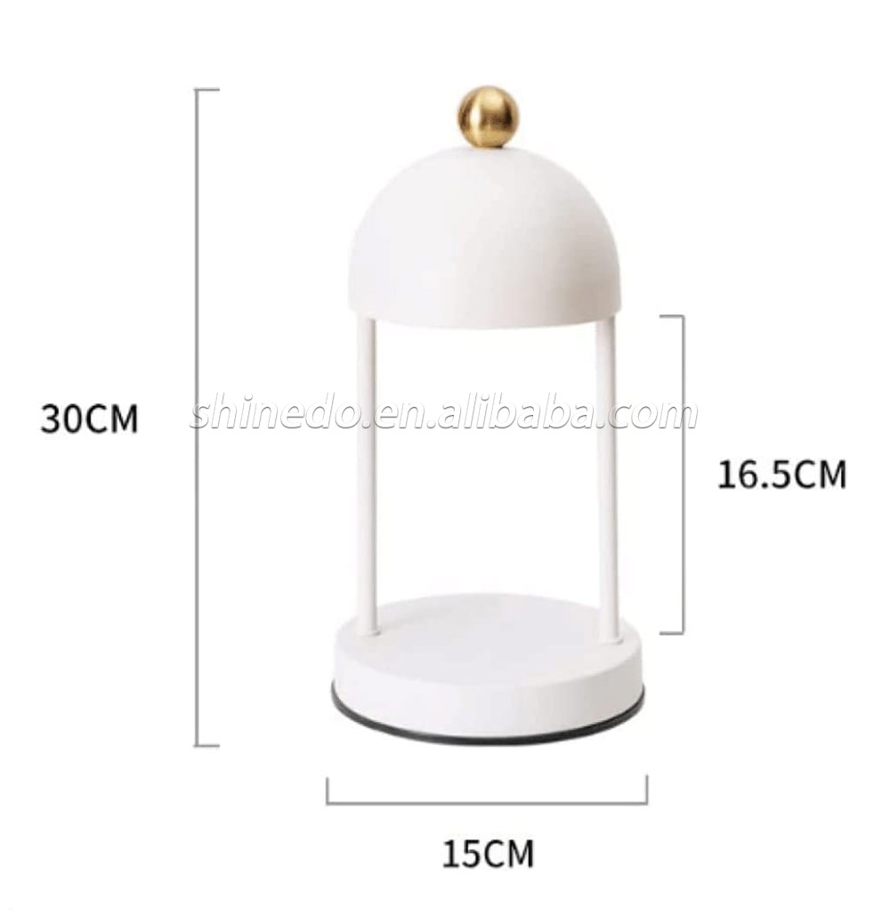 Electric Candle Warmer Lamp Retro Candle Melting Table Lamp Dimming Switch Candle Incense Burner for Home Furnishing Furnishings SD-SL1280