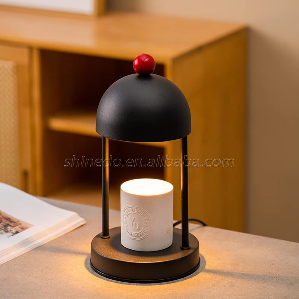 Electric Candle Warmer Lamp Retro Candle Melting Table Lamp Dimming Switch Candle Incense Burner for Home Furnishing Furnishings SD-SL1280