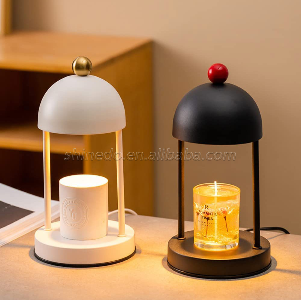 Electric Candle Warmer Lamp Retro Candle Melting Table Lamp Dimming Switch Candle Incense Burner for Home Furnishing Furnishings SD-SL1280