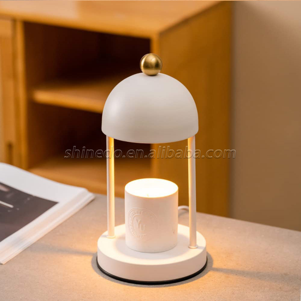 Electric Candle Warmer Lamp Retro Candle Melting Table Lamp Dimming Switch Candle Incense Burner for Home Furnishing Furnishings SD-SL1280