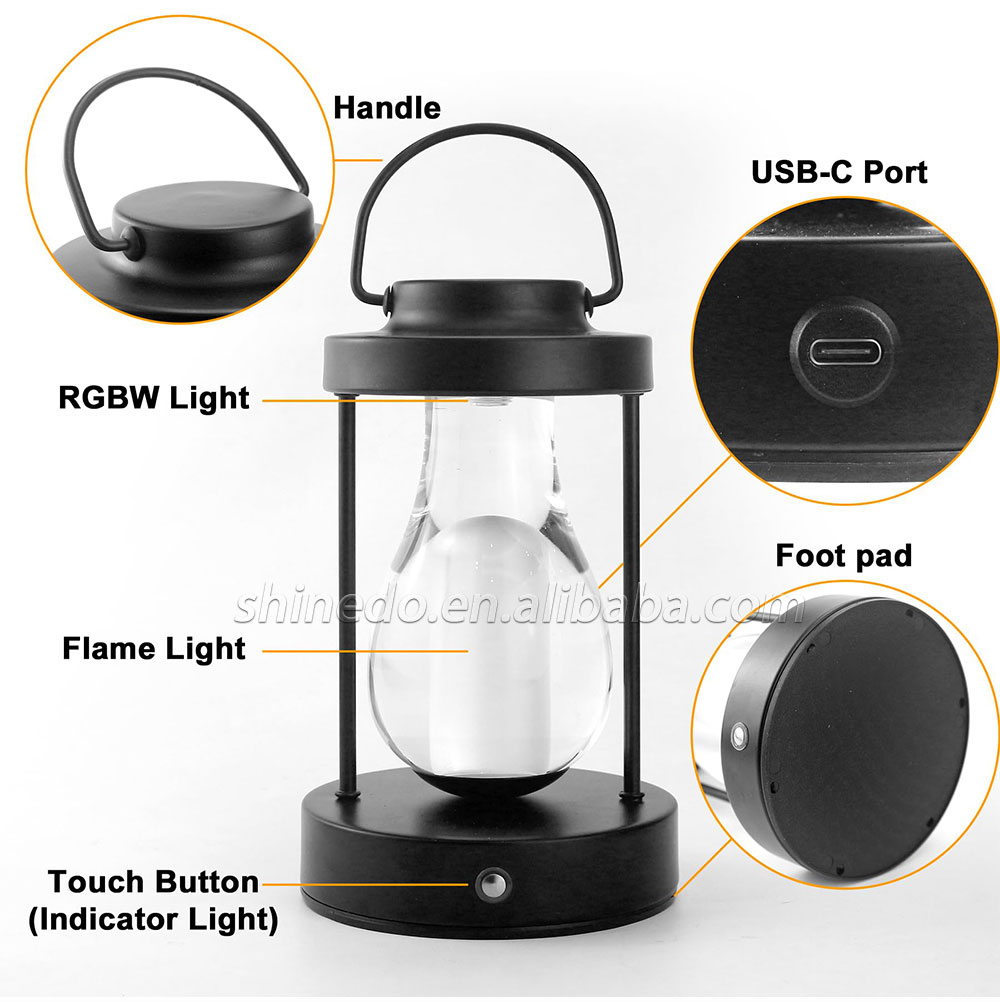 Electric Candle Melt Lantern Retro Candle Incense Burner Safe Candle Warming Lamp Dimming Switch for Home SD-SL1282