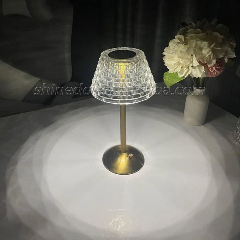 Wireless Rechargeable Led Table Lamp Battery Powered Restaurant Hotel Indoor Touch Cordless Desk Night Light home decor SD-SR440