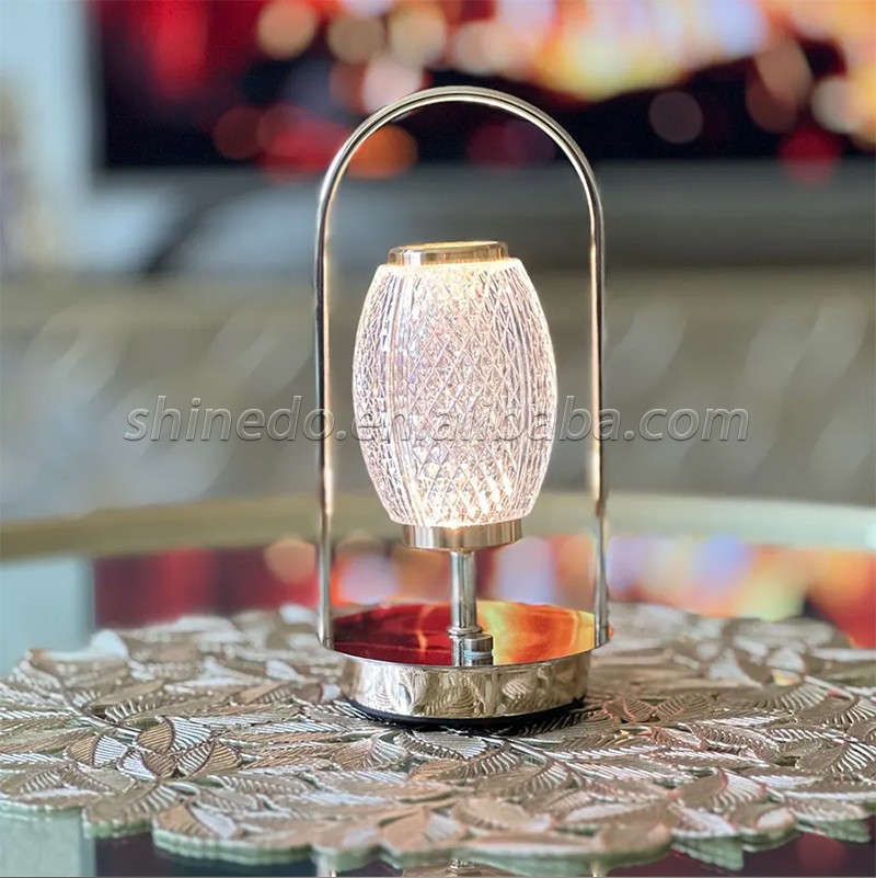 LED Crystal Table Light Rose Lamp Projector warm light Adjustable Romantic Diamond Atmosphere Light USB Night Light SD-SR463