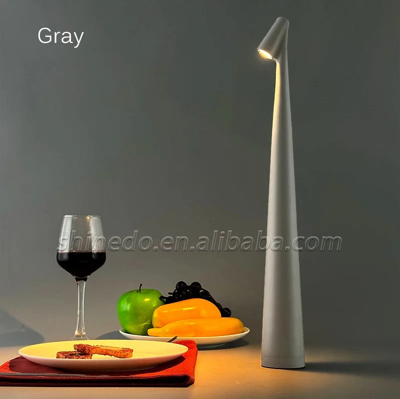 Rechargeable Table Lamp LED Touch Sensor Desktop Night Light Wireless Reading Lamp for Restaurant Hotel Bar Bedroom Decor Light SD-SR470