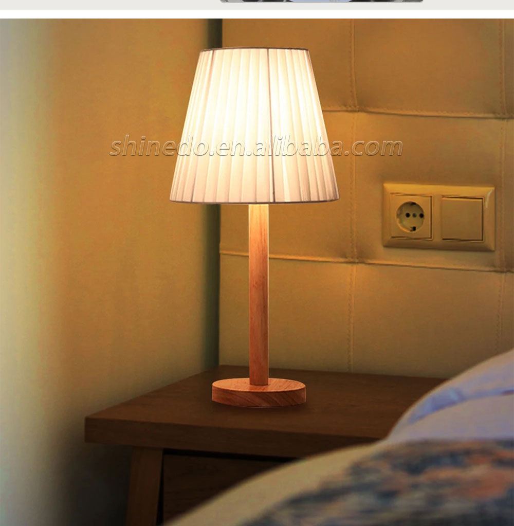 Portable LED Mushroom Table Lamp Brightness Metal Touch Control Rechargeable Night Light Table Lamps for Bedroom SD-SR473