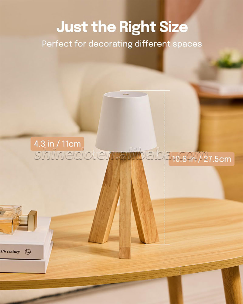 Creative Wooden LED Table Lamp Nordic Decorative Table Lamp Desk Light Suitable For Family Bedroom Study Living Room SD-SR479