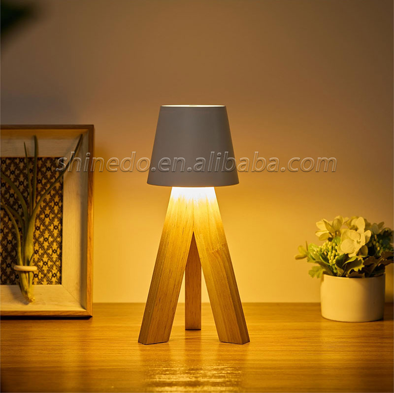 Creative Wooden LED Table Lamp Nordic Decorative Table Lamp Desk Light Suitable For Family Bedroom Study Living Room SD-SR479