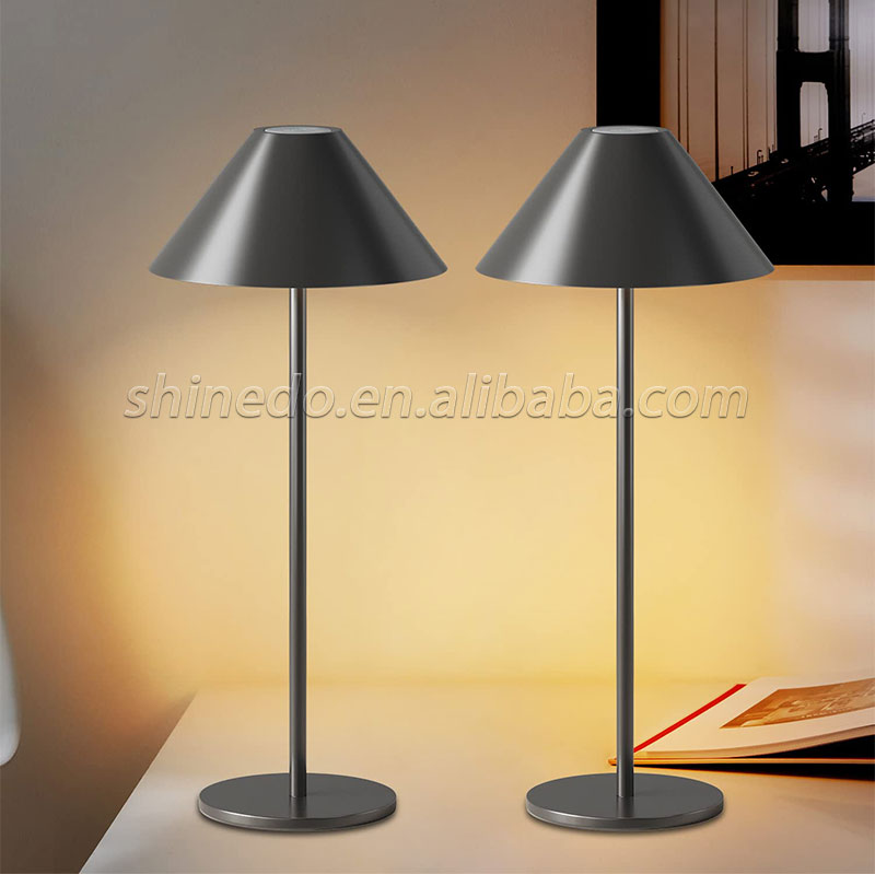 Simple LED Rechargeable Table Lamp Three Colors Bedside Creative Ambient Light Bar Outdoor Decoration Night Light SD-SR480