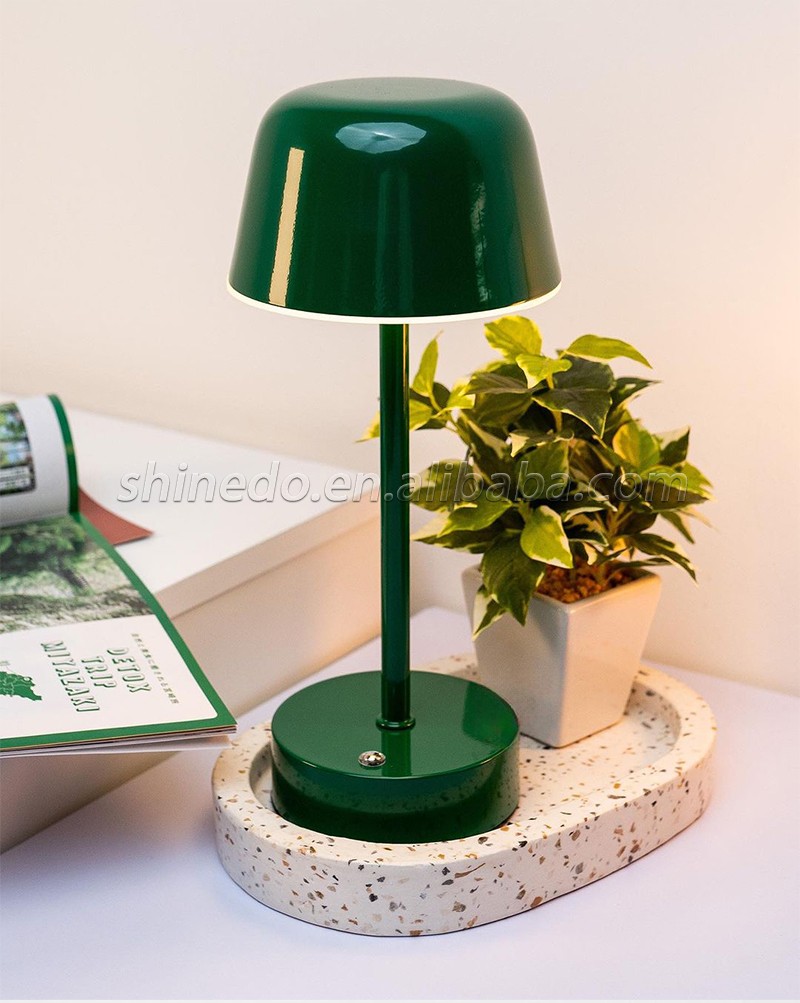 USB Rechargeable Mushroom LED Night Light Desk Lamp Touch Switch Table Lamp for Restaurant Room Clubs Bar Cafe Decor SD-SR485