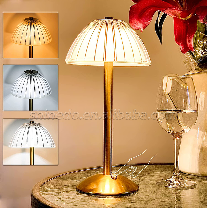 Crystal Table Lamp Touch Sensor Diamond LED Desktop Night Light Nordic Decoration Desk Lamps Bar Hotel Bedroom Bedside Lighting SD-SR487