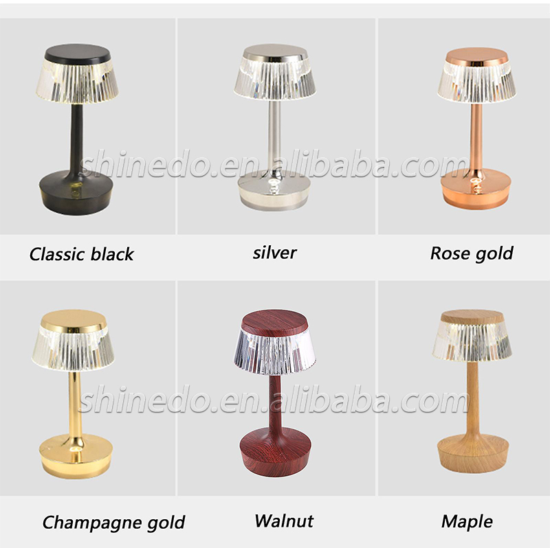 Crystal LED Table Lamps Night Light Bedroom Living Bedside Lighting Fixture Nordic Home Decoration Desk Lamp SD-SR507