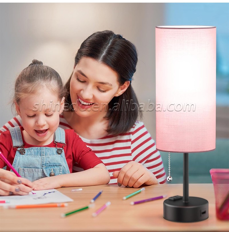 High Quality Table Lamp Modern Bedside Touch table Lamp USB Rechargeable table Lamp For Bedside Living Room SD-SR624