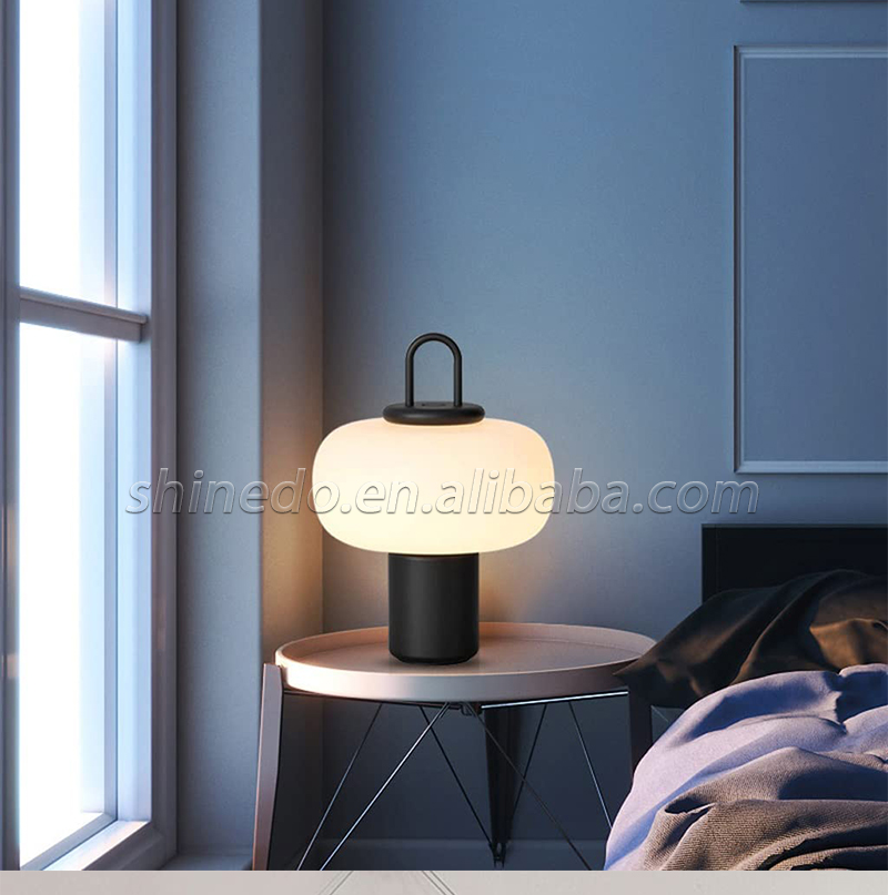 Modern Unique Study Lamp glass Table Lighting Restaurant China Office Hotel Fancy Handle Fashionable Led Table Lamp SD-SR632