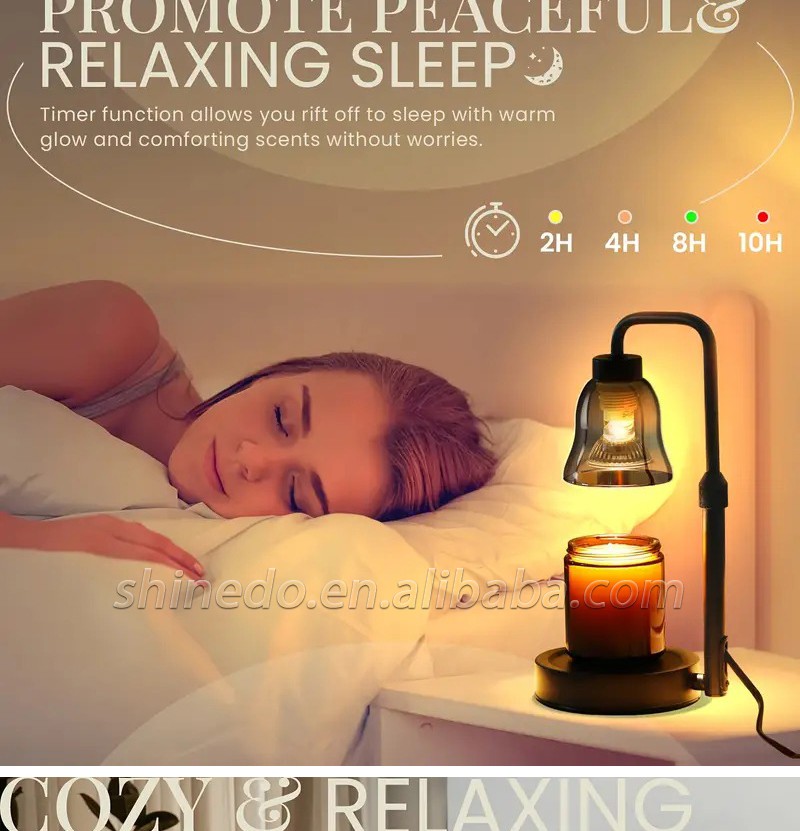 Candle Warmer Lamp Bedroom Bedside Aroma Lamps Mood Light Indoor Table lamp Lighting Lights SD-SL1236