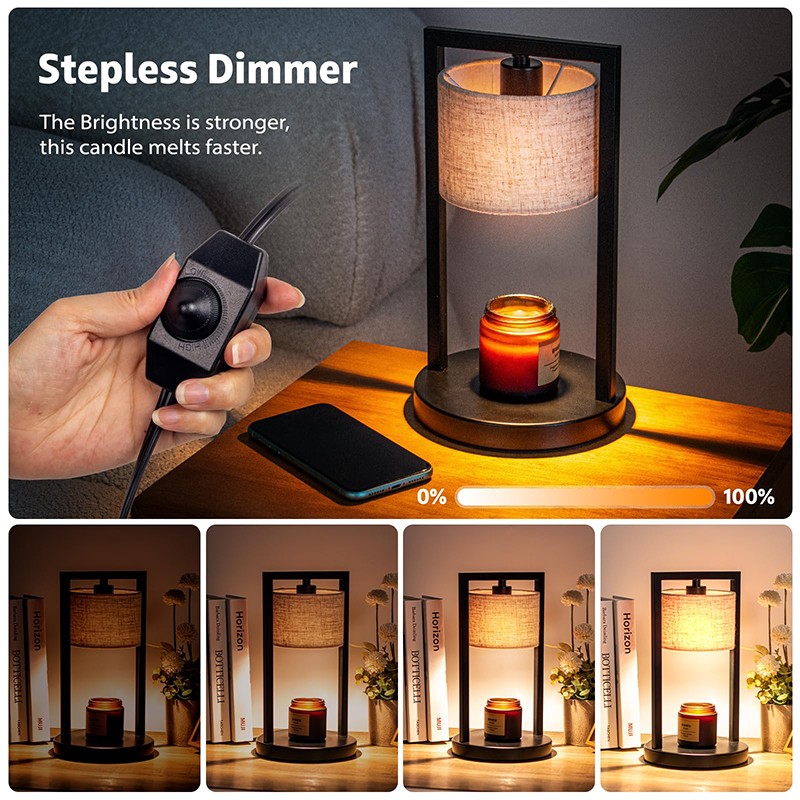 Luxury Fragrance Night Lamp Oil Diffuser Soy Wax Candles Melt Warmer Burner Electric Candle Warmer Lamp SD-SL1248