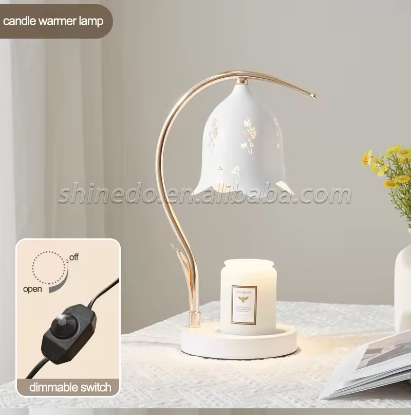 Led Table Light Candle Warmer LED Lamp Dimming Aromatherapy Table Lamp for Bedroom SD-SL1589