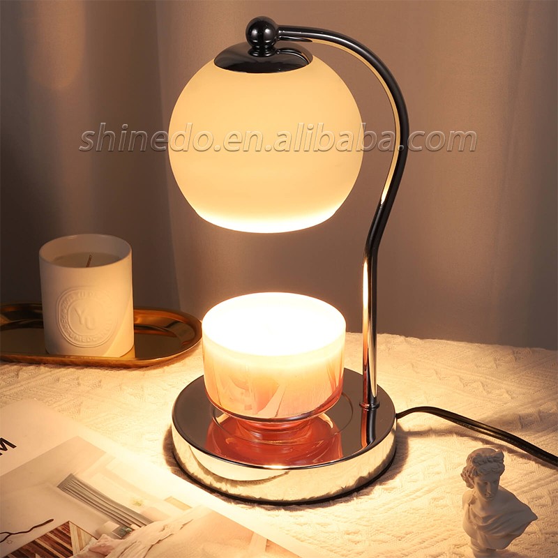 Fragrance Candle Warmer Lamp Dimmable Electric Candle Warmer Fragrance Lamp for Wax Melts Plug Play Scented Candle SD-SL1644